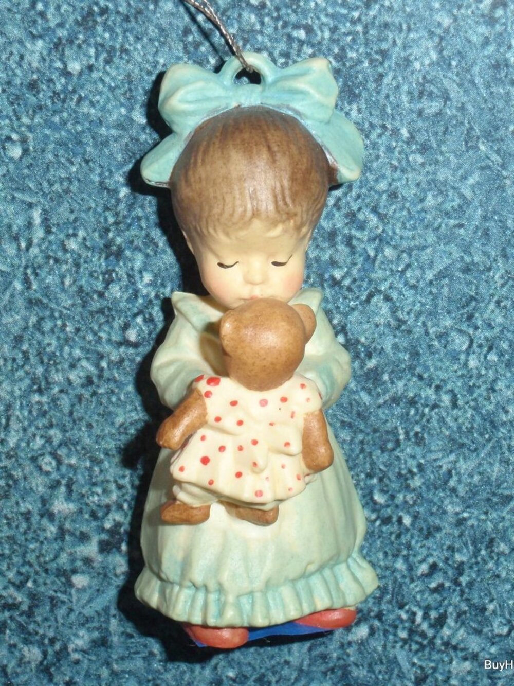 "Wake-Up Kiss" Sarah Kay Toriart Anri Italy Christmas Ornament With Box - GIFT!